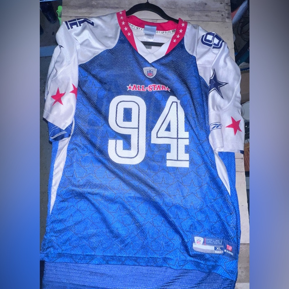 2010 pro bowl of Demarcus ware. Never will it be sold again the value go up.